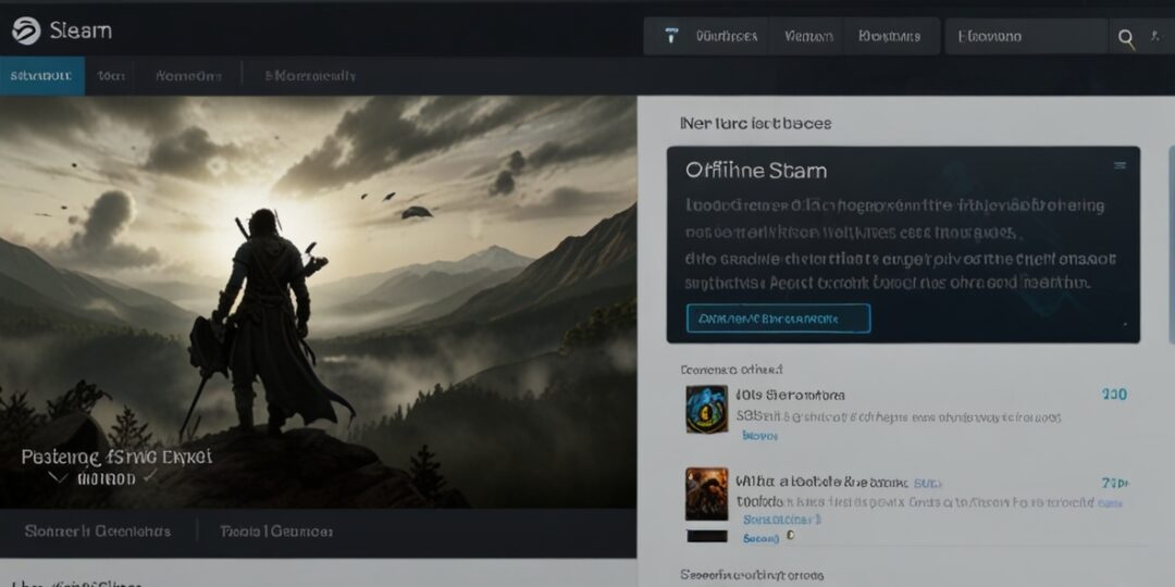 How to disable offline mode on Steam