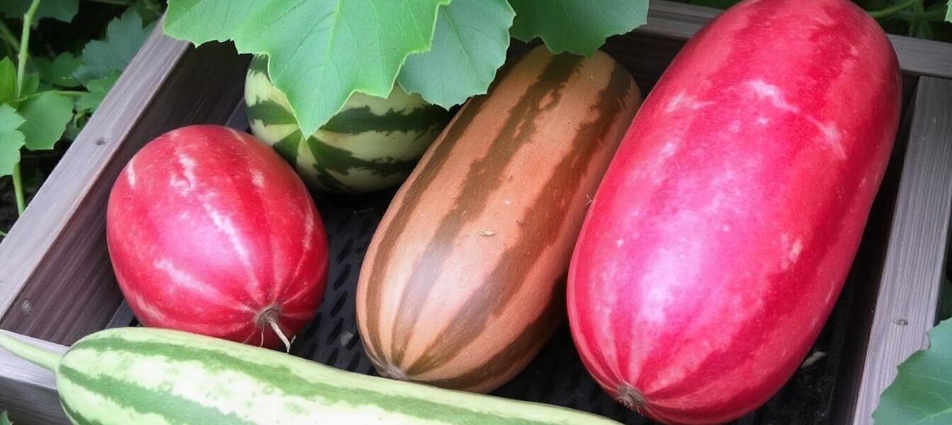 Exotic in the garden: watermelon cucumber or cucumber watermelon? Getting to know melotria rough